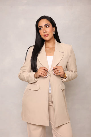 suit long jacket 2pocket